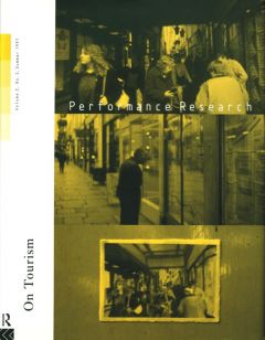 Front cover of Performance Research: Volume 2 Issue 2 - On Tourism