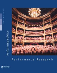 Front cover of Performance Research: Volume 16 Issue 2 - Performing Publics